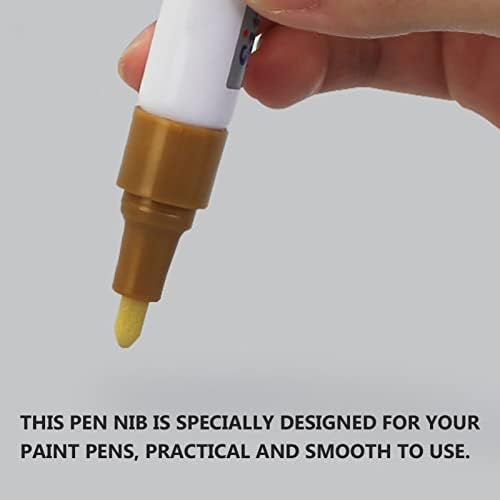 Kisangel 25pcs Substituição pontas de tinta marcadores de tinta pintando canetas pontuador permanente de caneta para escrever dispositivos