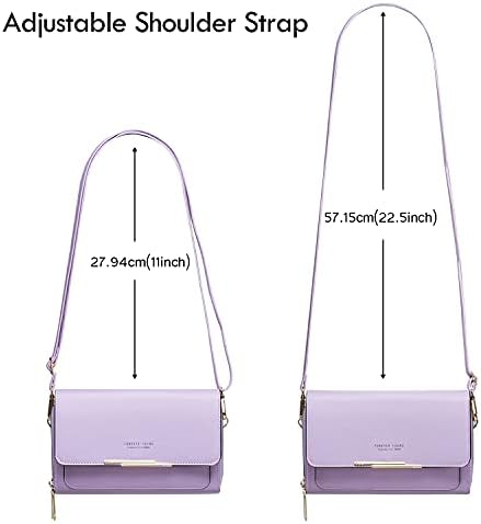 Roulens Small Crossbody Bag for Women, bolsa de telefone celular Bolsas de ombro femininas bolsa de carteira