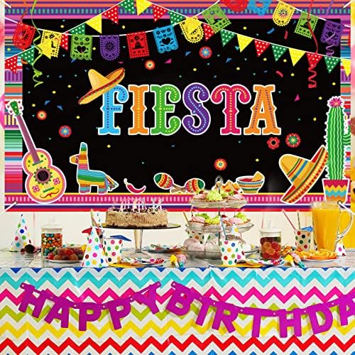 Fiesta mexicana Festa Banco de Aniversário mexicano Cinco de Mayo tem temas decoração de suprimentos