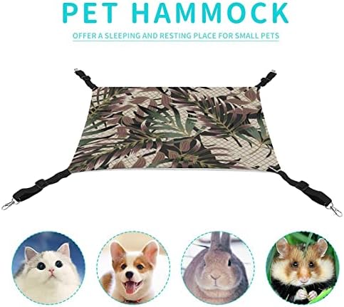Cama de gato folhas de pet -gaiola de pet hammock respirável na cama para gatinho filhote de filhote de cachorro