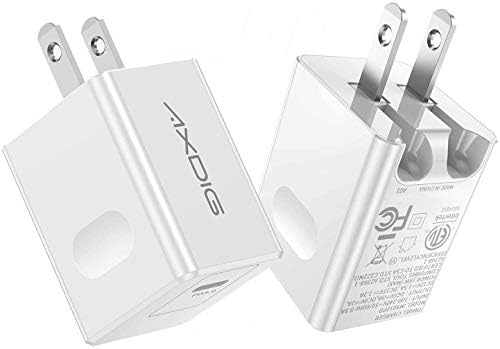 Carregador de parede USB-C, pacote 2-pacote 18W Plugue do adaptador de energia USB C com entrega de energia