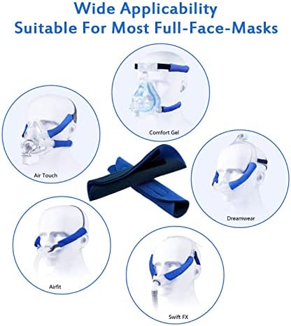 4 pacotes de almofadas de cinta CPAP, tampas de alça cpap, tampas de almofada de máscara de rosto macia