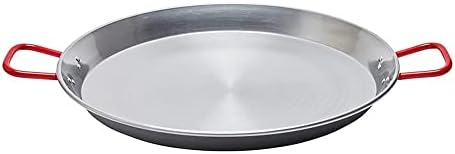 Garcima 9,5 polegadas de aço carbono Paella Pan, 24 cm