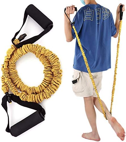 ZYHHDP Bandas de resistência ao exercício, corda de puxar com fenda, cinto elástico interno anti-quebra, faixas de resistência ao treinamento de energia de ioga