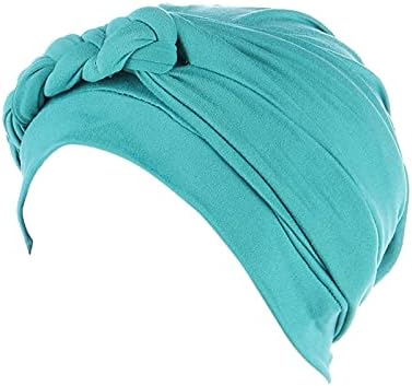 Enrole a cabeça Women Turban Cap Headwear Aprezia pré-amarrada Torcida Capa de cabelos quimioterapia Capfeta de cabeça do câncer de câncer para chapéus para