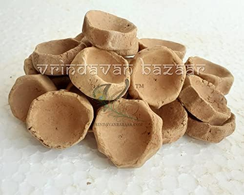 Vrindavanbazaar.com Pacote de amostra de vasos de rolo, panelas de three, flores de khadi vermelhas,