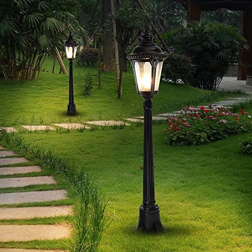 Phitta European Retro Alto Posto Post Bollard Lighting Light Ip55 Tradicional Victoria Courtyard Patio Garden