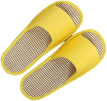 CN Herb 3 pares chinelos descartáveis ​​para hóspedes, chinelos domésticos para convidados, chinelos de toe de dedo do pé