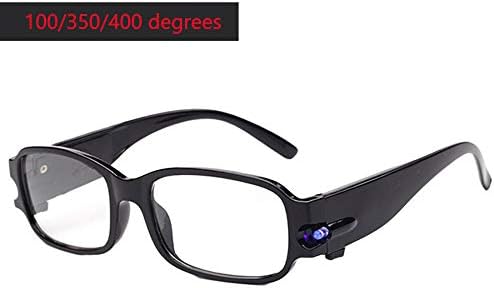 LXX portátil LED Reading Glasses Glass, para idosos que lêem um presente de lupa de costura / a /