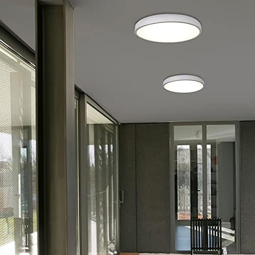 Luminária de teto de montagem em LED, equipamento de teto redondo moderno de 12 polegadas de 12 polegadas