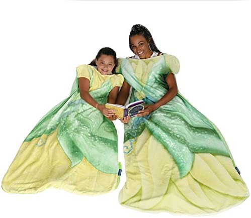 Tailas de cobertura | Disney Princess Dress vestível cobertor - Tiana