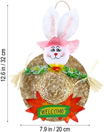 Stobok pendurado na decoração de páscoa decoração de decoração de decoração de festas chapéu de páscoa crianças crianças engraçadas chapéus de coelho