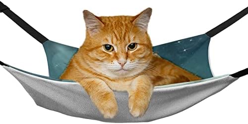Rede de gato Capt Flying Boat Gaine Janela de gaiola Salvando o espaço para animais de estimação 16,9 x13