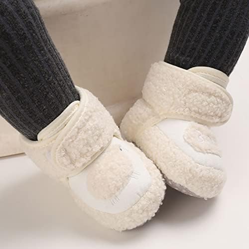 Sapatos quentes botas macias botas confortáveis ​​infantis quentes aquecendo sapatos em casa botas de neve