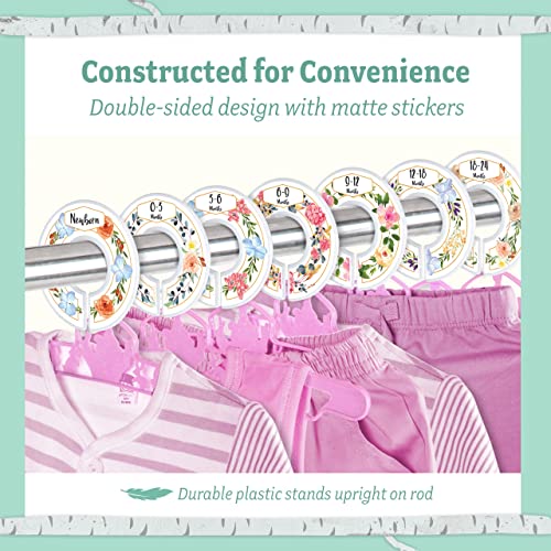 Baby Nest projeta divisores de armários para roupas de bebê - 7x roupas de bebê Divisores de