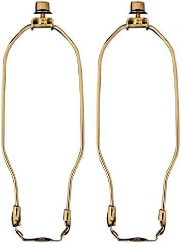 Royal Designs, Inc. Kit de harpa de lâmpadas pesadas com harpa de harpa de lâmpada de mesa, 9 polegadas,