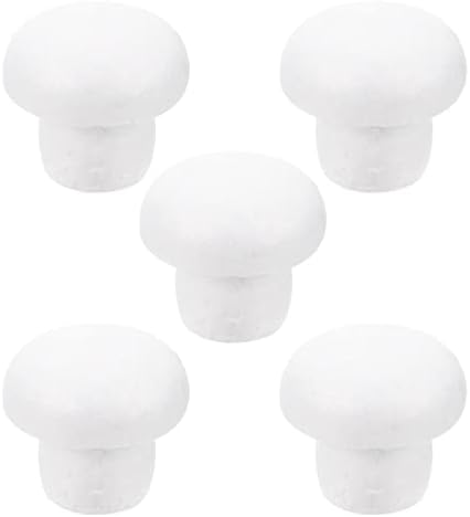 Toyvian Ornament Crafts inacabado Peg Doll Foam Formas: Modelos de artesanato Bolas de poliestireno branco