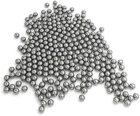 Bola de aço inoxidável da sorte Bola de aço de alta precisão, 9,59/9.6/9.7/9.75/9.8/9.85/9.87/9,98 mm, bola de aço com rolamentos, 50 grãos-9,9mm50pcs bola de aço