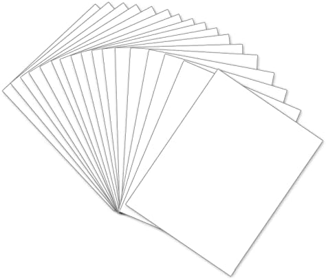 Cardstock branco 8.25x11.5 Card branco de marfim 92lb / 250gms 30pack peso pesado cartão liso cartão