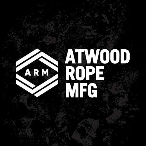 Atwood Paracord - 100 'x 3/32 cordão tático 4 nylon fita núcleo 275 peso de teste 275 libras