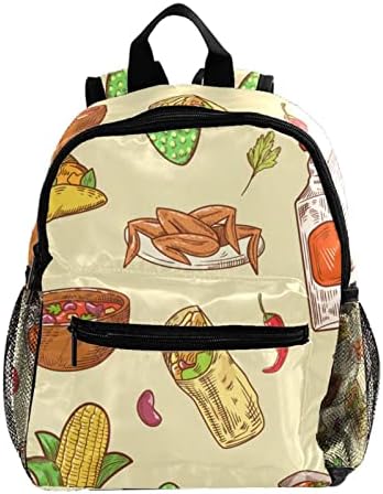 Mochila VBFOFBV para mulheres Laptop Daypack Backpack Bolsa casual, abacate de milho de comida mexicana