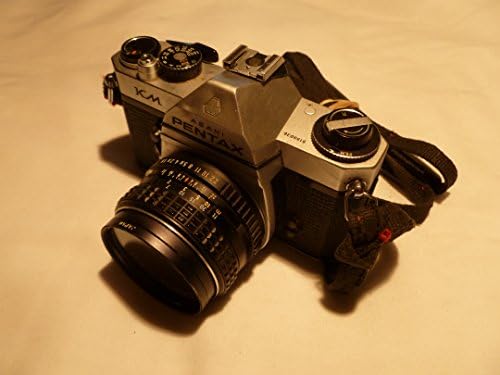 Câmera de filme SLR de 35mm SLR da Asahi Pentax Km de 35 mm com SMC Pentax 1: 1,8 lente de 55 mm