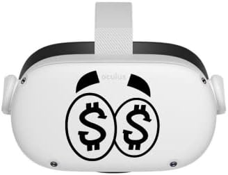 Olhos de dinheiro adesivos Oculus - Oculus Quest 2 - Adesivos - Black - VR Gaming