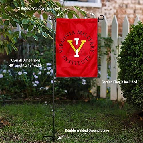 VMI KeyDets Bandeira do jardim e suporte do suporte do suporte de bandeira