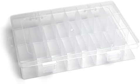 Caixa de armazenamento de componentes pp mromax, 180 x 130 x 40mm Organizador de plástico contêiner ajustável
