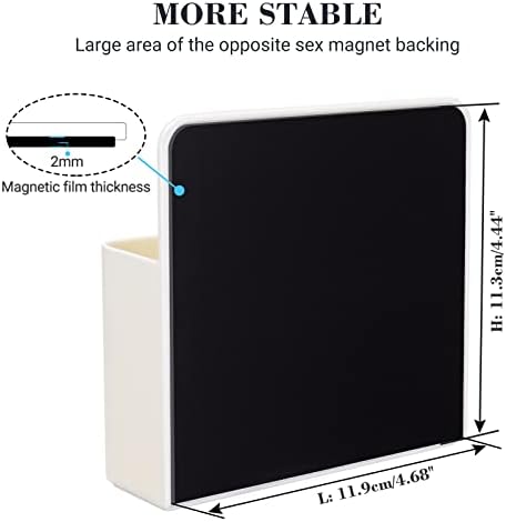 Lidwot 1 pacote de marcador de quadro branco magnético, suporte de caneta magnética para geladeira,