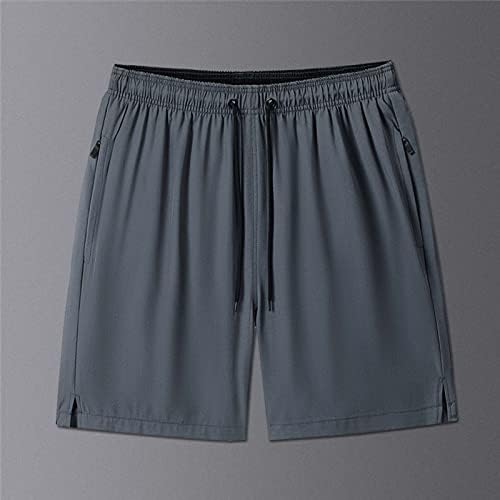 Shorts de cordão casual para homens de zíper atlético bolsos shorts masculinos de verão masculino