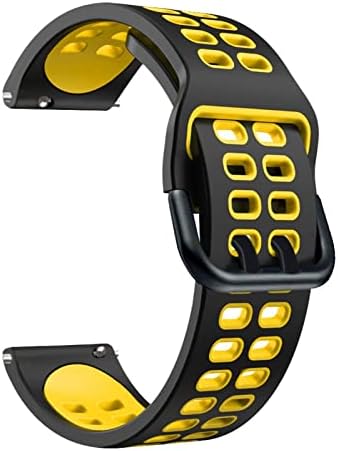 Fulnes Smart Watch Wrist Straps para Garmin Venu Vivoactive 3/Vivomove HR Silicone Watchband Forerunner 245/645/158 Acessórios de pulseira