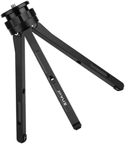 Solustre parafuso fotografia dobrável/câmera acessórios pretos Mini portátil para suporte de metal Tripod Ligloa de vídeo Tabela de alumínio