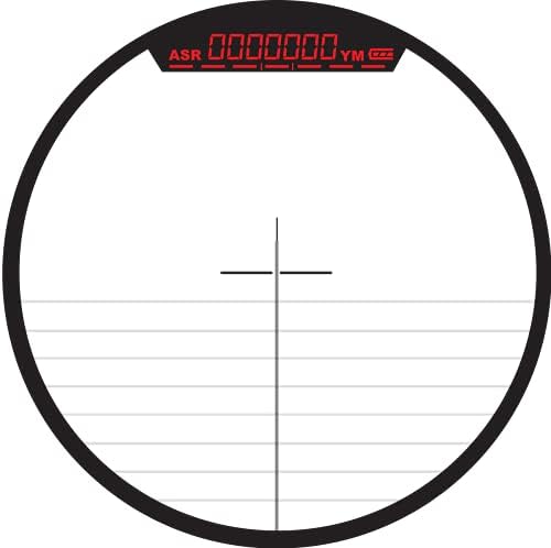 Burris Optics Oracle X Rangefinder Cross Bebow Scope, embutido Finder Range mede a distância exata, calcula o objetivo/ponto de gota perfeito, montagem direita ou canhota adaptável, preto fosco, tamanho único