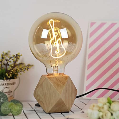 Xianfei E27 Edison Bulb, 4 pacote, lâmpada de led de LED vintage G125 Big Globe 4W