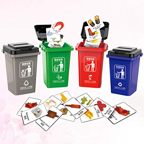 Kisangel Kids Sports Toys Mini lixo de lixo lixo portador de caneta exclusiva Recicle de tamanho minúsculo