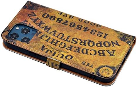 Caixa TPACC para iPhone 12 e iPhone 12 Pro, capa Slim Folio Protective PU Carteira de couro com slots