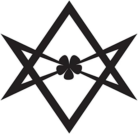 O decalque vinil de hexagrama da troca maçônica - [preto] [6 polegadas]