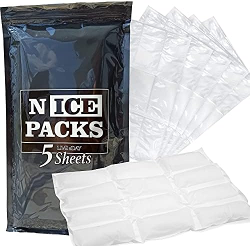 Pacotes de gelo seco para alimentos + gel de gelo para lesões