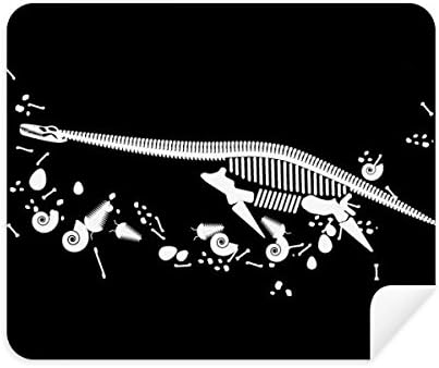 Dinosaur Bone Bones Limpeza de pano de limpeza Limpador 2pcs Tecido de camurça