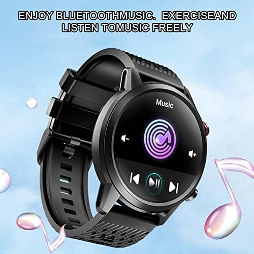 Byikun Smart Watches for Men Mulheres, relógio de fitness de tela colorida de 1,32 polegada com monitor
