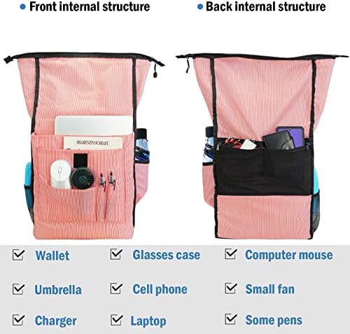 Mochila no rolo Noozion Top Mackpack 17 polegadas Rolltop Daypack Daypack Casual Rucksack Bag Bag Saco de laptop de viagem grande
