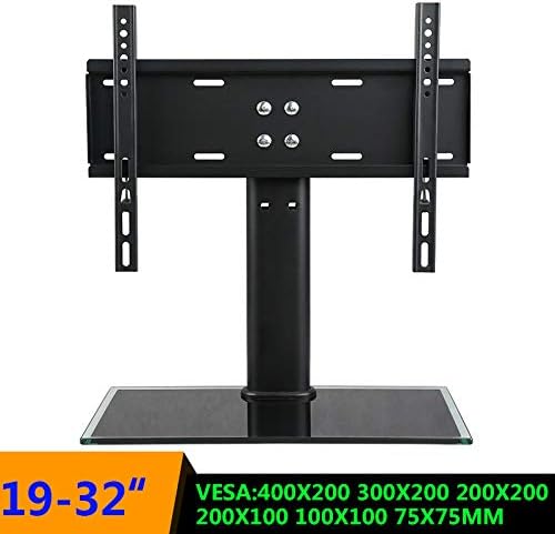 Tabela superior TV LCD TV Stand TV TV Montar mesa de monitor Base Monitor Suporte estável para a maioria das TV de tela plana de 19 a 32 polegadas TV