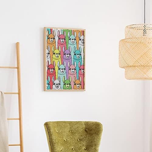 Colorido lhama alpaca 5d kits de pintura de diamante artesanato completo artesanato diy obras de arte usadas para decoração de parede em casa 8 x12