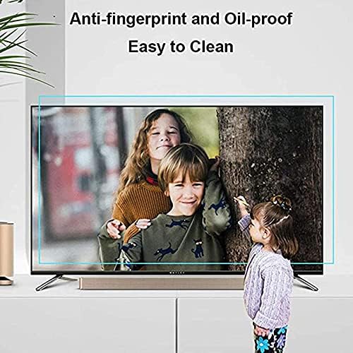 Kelunis Anti-Blue Light TV Screen Protector, taxa anti-reflexão anti-reflexão anti-reflexão de 32 a 75 polegadas de até 90% do painel anti-ratinho do painel de proteção ocular ultra-claro para LCD, LED, 65