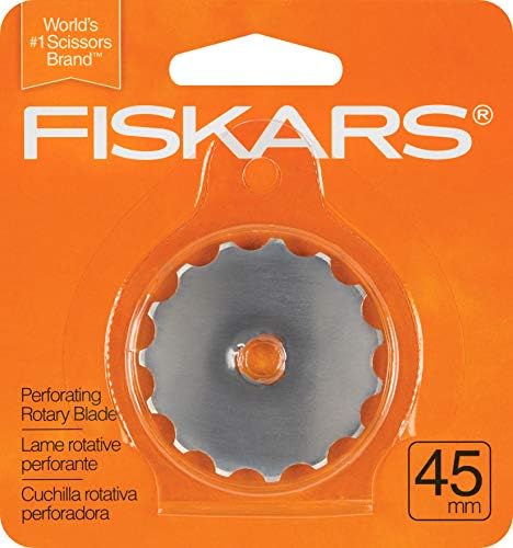 Fiskars 193610-1001 Perfurar lâmina de substituição rotativa, 45 mm, cinza