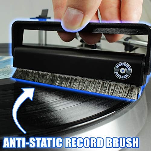 Rolo de registro do Kit de limpeza de recordes completos 4 em 1 de vinil! Simples e eficaz - limpe e mantenha sua coleção de registros de vinil!