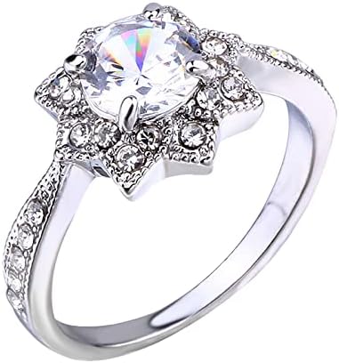 Alt anéis de natal anel de floco de neve de diamante anel de noivado anel de noivado de pinguim