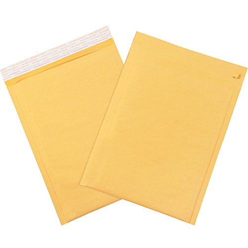 Pacotes de suprimentos de pacote de correio de bolhas auto-seamentos com faixa de lágrima, 5, 10 1/2 x 16,