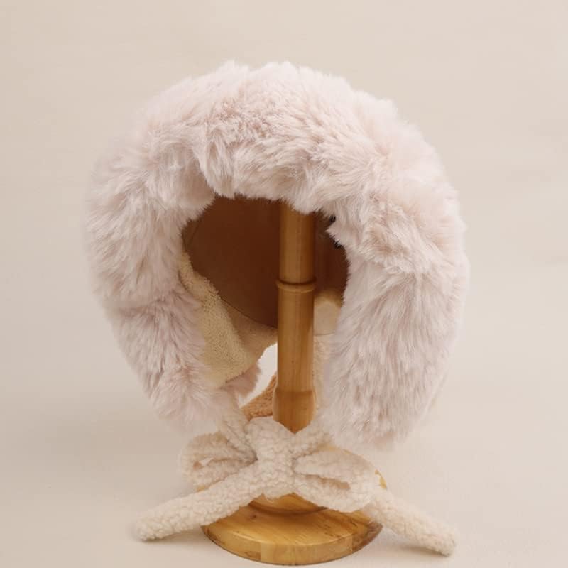 Lsdjgdde Proteção longa chapéu feminino de inverno Proteção ao ar livre de malha de lã Lei Feng Hat